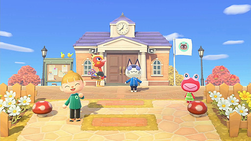 画像ギャラリー No.002のサムネイル画像 / 「あつまれ どうぶつの森」に任天堂公式の「Ninten島」（にんてんとう）が登場。セーブデータの引越しに関する解説ページも公開