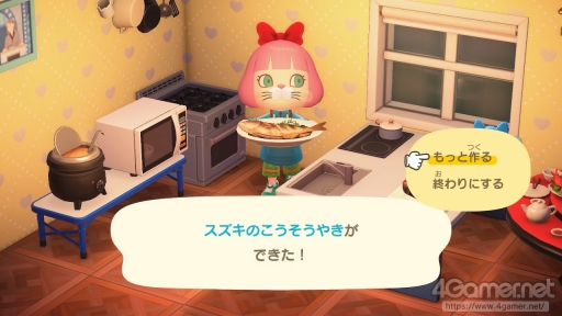 画像ギャラリー No.072のサムネイル画像 / 「あつまれ どうぶつの森」で始まる新しい暮らし。料理に仕事，喫茶店……アップデート＆新コンテンツ体験記をたっぷりの写真とともにお届け