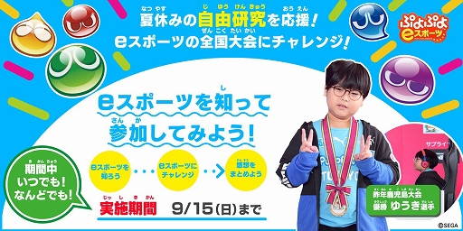 画像ギャラリー No.001のサムネイル画像 / 「ぷよぷよ」を通してeスポーツを学べる。「eスポーツで全国大会にチャレンジ！」特設ページがオープン