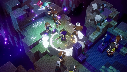 画像ギャラリー No.002のサムネイル画像 / 「Minecraft Dungeons」の最新DLC「Echoing Void」は，2021年7月28日に発売。物語の最終章は「ジ・エンド」で繰り広げられる