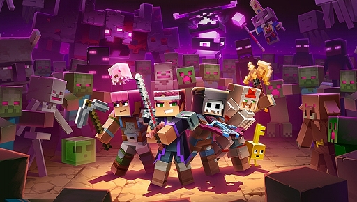 画像ギャラリー No.004のサムネイル画像 / 「Minecraft Dungeons」の最新DLC「Echoing Void」は，2021年7月28日に発売。物語の最終章は「ジ・エンド」で繰り広げられる