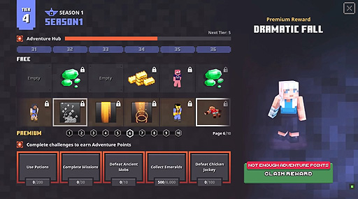画像ギャラリー No.004のサムネイル画像 / 「Minecraft Dungeons」，初のシーズンアドベンチャーとなる“Cloudy Climb”の新要素紹介映像が公開に