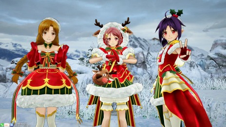画像ギャラリー No.010のサムネイル画像 / 「SAO アーケード ディープ・エクスプローラー」，サンタ衣装のユウキ＆アスナ＆リズベットが登場。クリスマスシーズンのアップデート情報を公開