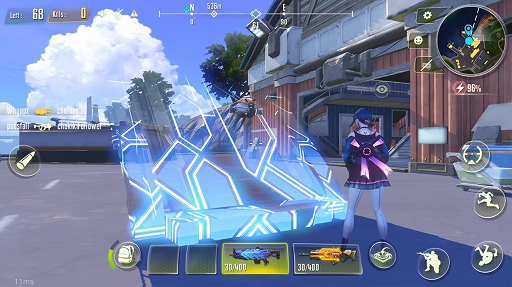画像ギャラリー No.002のサムネイル画像 / 「Cyber Hunter」のβテストが本日22：00にスタート。クライミングや滑走，建設などの要素を搭載するスマホ向けバトルロイヤルゲーム