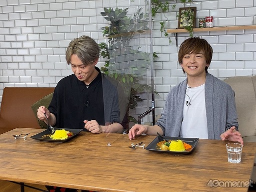 画像ギャラリー No.012のサムネイル画像 / 「あんスタ！！」新番組「CAFE CINNAMON ニキズキッチン」第1回収録現場に潜入レポート。山口智広さん＆神尾晋一郎さんがスパイスカレー作りで腕を振るう！