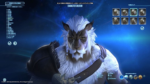 画像ギャラリー No.007のサムネイル画像 / 「FFXIV：漆黒のヴィランズ」ベンチマークで新種族のキャラメイクをやってみよう。僕の考えた最強の「ロスガル」と「ヴィエラ」を見てくれ