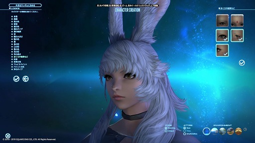 画像ギャラリー No.017のサムネイル画像 / 「FFXIV：漆黒のヴィランズ」ベンチマークで新種族のキャラメイクをやってみよう。僕の考えた最強の「ロスガル」と「ヴィエラ」を見てくれ