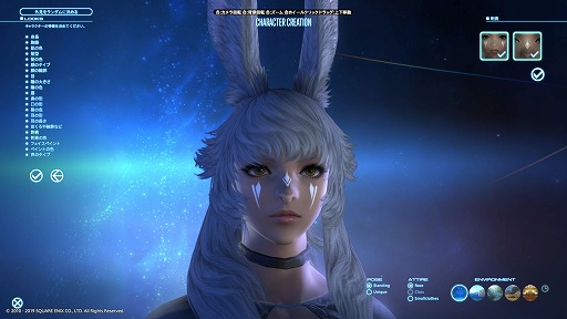 画像ギャラリー No.018のサムネイル画像 / 「FFXIV：漆黒のヴィランズ」ベンチマークで新種族のキャラメイクをやってみよう。僕の考えた最強の「ロスガル」と「ヴィエラ」を見てくれ