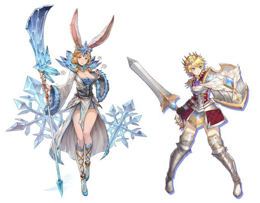 画像ギャラリー No.002のサムネイル画像 / 「エターナルスカーレット」，レアキャラ祭が開催。冬の巫女「シェリー」＆火炎姫「アリサ」が登場