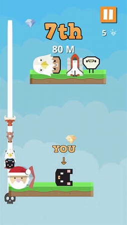 画像ギャラリー No.002のサムネイル画像 / スマホ向けジャンプアクション「Bump Jump Race」が配信開始