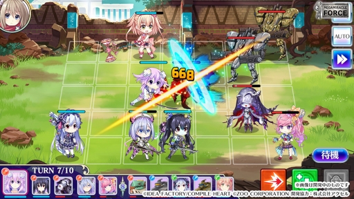 画像ギャラリー No.010のサムネイル画像 / スマホ向けSRPG「メガミラクルフォース」が2019年1月末にリリース。コンパイルハートのキャラクターたちが共演する夢のクロスオーバータイトルが登場