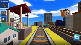 画像ギャラリー No.008のサムネイル画像 / 相模鉄道とアートディンクのコラボアプリ「相鉄線で行こう」が配信開始。線路をつなぎ，駅を結んで街を発展させよう