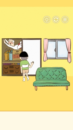 画像ギャラリー No.003のサムネイル画像 / シュール系脱出ゲーム「またおじいちゃんがいない」がスマホ向けに配信開始