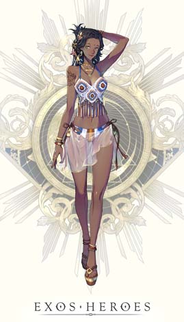 画像ギャラリー No.002のサムネイル画像 / 「エグゾスヒーローズ」，新規フェイトコア｢サマーシャーベット メリッサ｣の専用装備が登場