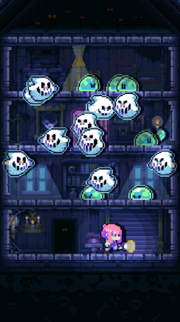 画像ギャラリー No.004のサムネイル画像 / 少女モリーがお化け退治。スマホ向けアクション「Candies 'n Curses」を紹介する「（ほぼ）日刊スマホゲーム通信」第1905回