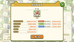 画像ギャラリー No.006のサムネイル画像 / アプリ版「けものフレンズ3」，フレンズのレベルやステータスをアップさせる成長要素の詳細が公開に。次回の公式生放送は9月18日に実施決定
