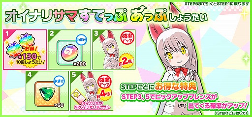画像ギャラリー No.002のサムネイル画像 / 「けものフレンズ3」，☆4 オイナリサマが登場する期間限定しょうたいが開催