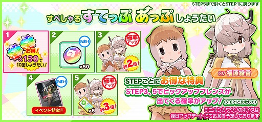 画像ギャラリー No.004のサムネイル画像 / 「けものフレンズ3」，1月ショップしょうたい券などが獲得できる共闘型イベントが開催