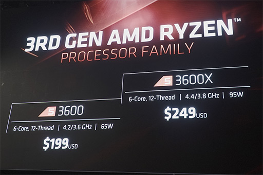 画像ギャラリー No.006のサムネイル画像 / 「Ryzen 9 3950X」は16コア32スレッドに到達。AMDが独自イベントで「Ryzen 3000」の追加ラインナップを発表