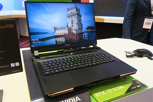 画像ギャラリー No.011のサムネイル画像 / GIGABYTE，4K有機ELパネル採用のクリエイター＆ゲーマー向けノートPC「AERO 15 OLED」を発表。重量2kgでRTX 20搭載にも注目だ