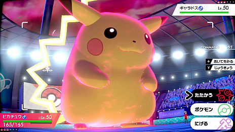 画像ギャラリー No.014のサムネイル画像 / 「ポケットモンスター ソード・シールド」，キョダイマックスのすがたのピカチュウ，リザードン，イーブイ，ニャース，バタフリーが登場
