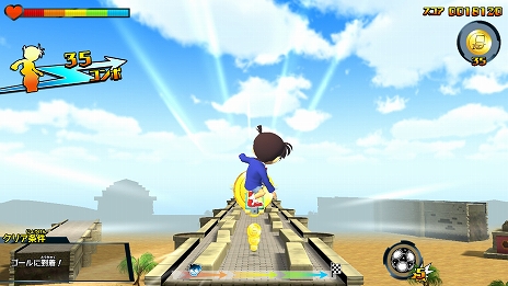 画像ギャラリー No.004のサムネイル画像 / Switch「名探偵コナン スケボーラン 怪盗キッドと神秘の秘宝」が配信開始。巨大テーマパークを疾走し，怪盗キッドから3つの秘宝を守り抜け