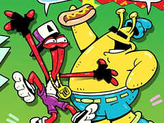 Switch用「ToeJam ＆ Earl: Back in the Groove!」が本日配信。地球に墜落してバラバラになった宇宙船のパーツを回収するアクションゲーム