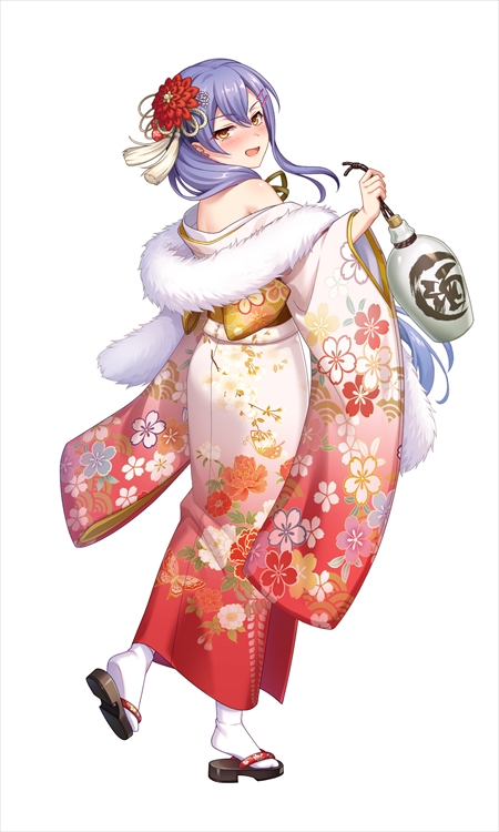 画像ギャラリー No.003のサムネイル画像 / 「ビビッドアーミー」にて，マミエル，ヴェリィ，ドローネの正月限定スキンが登場