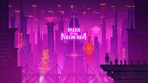 画像ギャラリー No.001のサムネイル画像 / ネオンの彩りが美しいADV「Tales of the Neon Sea」がBitSummit 7 Spiritsに出展