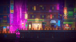 画像ギャラリー No.002のサムネイル画像 / ネオンの彩りが美しいADV「Tales of the Neon Sea」がBitSummit 7 Spiritsに出展