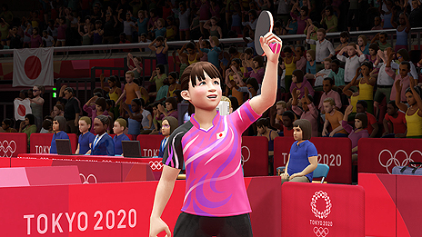画像ギャラリー No.010のサムネイル画像 / 「東京2020オリンピック The Official Video Game」，「トップアスリートに挑戦！」第6弾で「卓球」の伊藤美誠選手，早田ひな選手らが登場