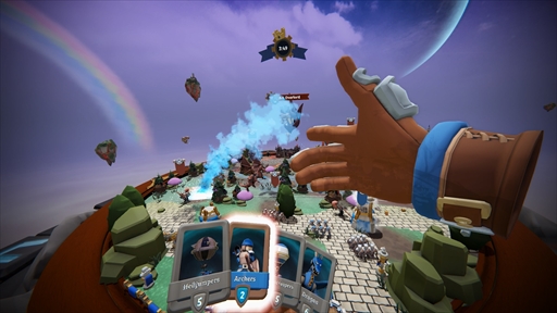 画像ギャラリー No.006のサムネイル画像 / 新作VRタイトル「Skyworld: Kingdom Brawl」がリリース。リアルタイムストラテジーとデジタルカードが融合した戦略性に富んだ対戦ゲーム