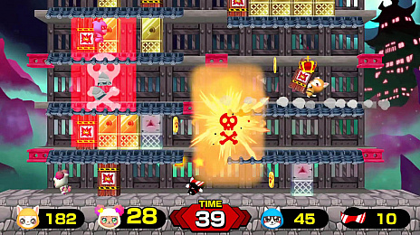 画像ギャラリー No.004のサムネイル画像 / Nintendo Switch向けパーティゲーム，「ドギーニンジャ 金ぴかコバン大作戦！」の配信が本日スタート。発売記念セールも実施中