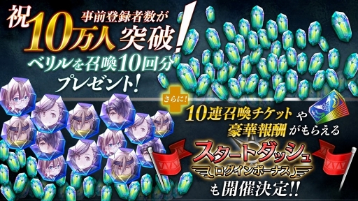 画像ギャラリー No.002のサムネイル画像 / 「アルカ・ラスト 終わる世界と歌姫の果実」の配信開始は2019年7月30日。事前登録者数10万人突破に伴い，さらなる報酬も追加に