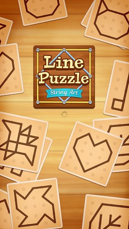 画像ギャラリー No.001のサムネイル画像 / 糸を使って図形を作り出すパズルゲーム「Line Puzzle」を紹介する「（ほぼ）日刊スマホゲーム通信」第1979回