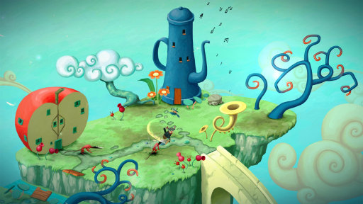 画像ギャラリー No.002のサムネイル画像 / PS4/Switch向けソフト「Figment」が配信中。シュールレアリズムな世界で謎解きやアクションが楽しめる