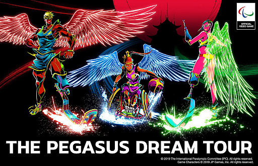 画像ギャラリー No.001のサムネイル画像 / ブリヂストン，パラリンピックをテーマにしたゲーム「THE PEGASUS DREAM TOUR」に，スポンサーとして協賛すると発表