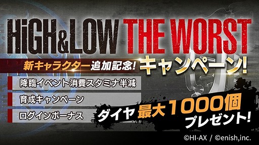 画像ギャラリー No.004のサムネイル画像 / 「HiGH&LOW THE GAME ANOTHER WORLD」，HiGH&LOW THE WORSTコラボがスタート