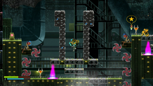 画像ギャラリー No.017のサムネイル画像 / ガレキと時を操るパズルアクション「GIGA WRECKER ALT.」プレイレポート。新エリアやヒントキャラクターが追加され，遊びやすくパワーアップ