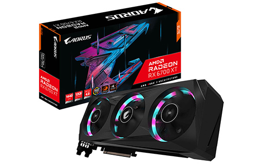 画像ギャラリー No.001のサムネイル画像 / GIGABYTE，PowerColor，玄人志向からRadeon RX 6700 XT搭載カードが発売に。価格は7万円台前半〜10万円台前半