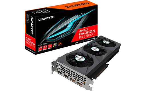 画像ギャラリー No.003のサムネイル画像 / GIGABYTE，PowerColor，玄人志向からRadeon RX 6700 XT搭載カードが発売に。価格は7万円台前半〜10万円台前半
