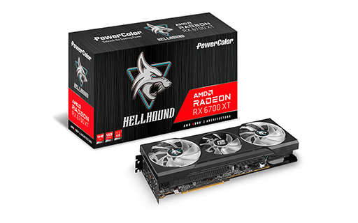 画像ギャラリー No.005のサムネイル画像 / GIGABYTE，PowerColor，玄人志向からRadeon RX 6700 XT搭載カードが発売に。価格は7万円台前半〜10万円台前半