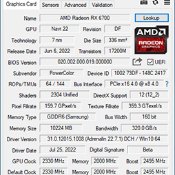 画像ギャラリー No.003のサムネイル画像 / 玄人志向のRX 6700搭載カード「RD-RX6700-E10GB/DF」レビュー。遅れてきたRX 6700“無印”のミドルクラス市場における立ち位置は？