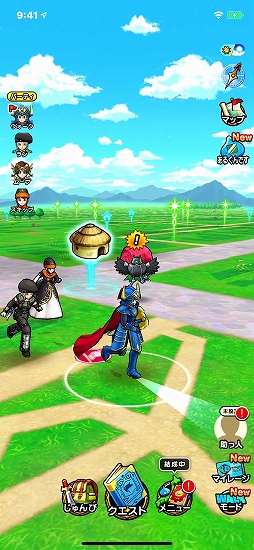 画像ギャラリー No.002のサムネイル画像 / 「ドラゴンクエストウォーク」に新機能“一緒にぼうけん”が実装。仲間が戦闘に参加してくれたり，アイテムを共有できたりするように