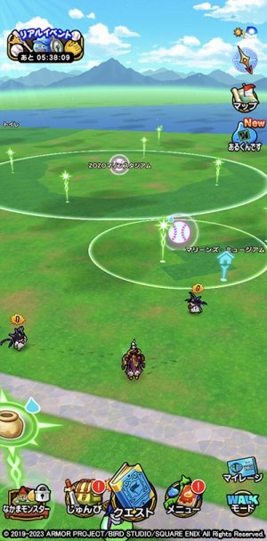 画像ギャラリー No.007のサムネイル画像 / 「ドラゴンクエストウォーク」，プロ野球パ・リーグ6球団とのコラボを5月25日に開始。サンデーホームランキャンペーンを実施