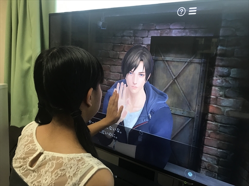 画像ギャラリー No.018のサムネイル画像 / Nintendo Switch版「囚われのパルマ」のプレイレポートをお届け。大画面に彼を映して，面会画面のリアルな大きさを体感！