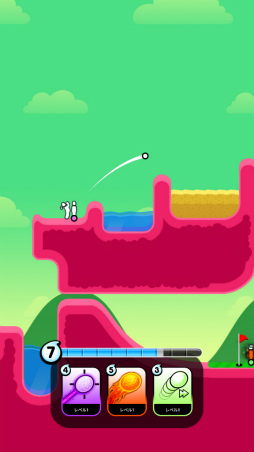 画像ギャラリー No.004のサムネイル画像 / 誰よりも早くカップインを狙え！ スマホ向けゴルフゲーム「Golf Blitz」を紹介する「（ほぼ）日刊スマホゲーム通信」第2017回