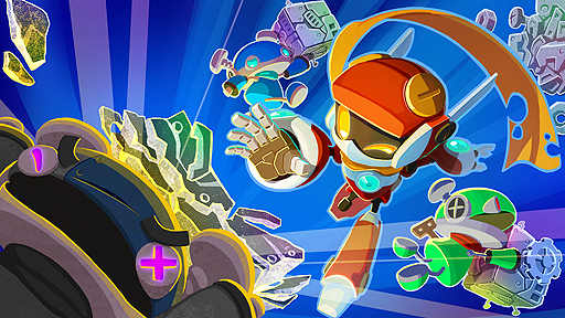 画像ギャラリー No.002のサムネイル画像 / アクワイアの若手クリエイターが開発した「SCRAP RUSH!!」，PC版がSteamで6月20日より配信へ
