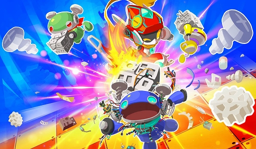 画像ギャラリー No.001のサムネイル画像 / ライバルをブロックでぶっ潰せ。PC版「SCRAP RUSH!!」がSteamで配信スタート＆LINEスタンプの制作が決定