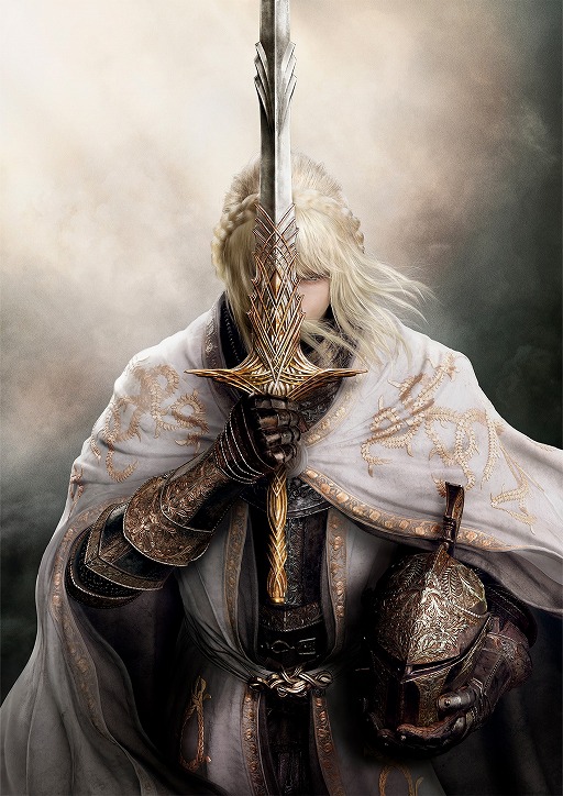 画像ギャラリー No.001のサムネイル画像 / 「ELDEN RING」DLCの登場キャラクターらしきイラストを公開。「Will you walk with us？」と語り掛ける騎士の正体は